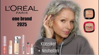 ONE BRAND L´Oréal Paris Make up complete drugstore 2025 including NEW PRODUCTS and classics I Mam...