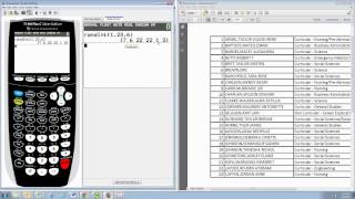 Simple Random Sampling TI-84