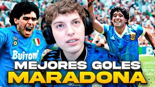 DAVOO XENEIZE REACCIONA A LOS MEJORES GOLES DE DIEGO MARADONA: EL JUGADOR MEJOR DE LA HISTORIA?