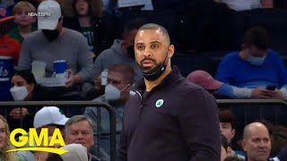 Celtics coach suspended after reported relationship with female staffer l GMA