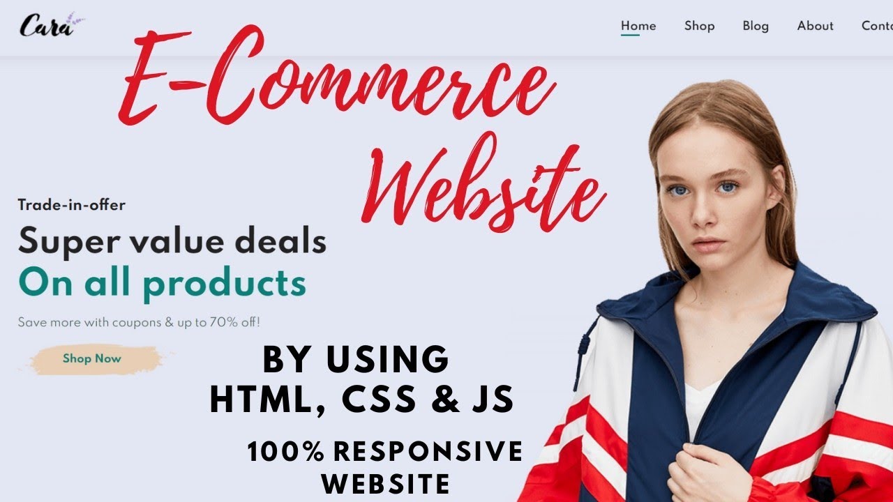 Build And Deploy Ecommerce Website With HTML CSS JavaScript | Full ...