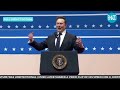 live elon musk s hand gesture at trump inauguration rally goes viral elon musk full speech live