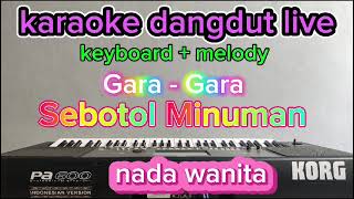 GARA GARA SEBOTOL MINUMAN - KARAOKE NADA WANITA