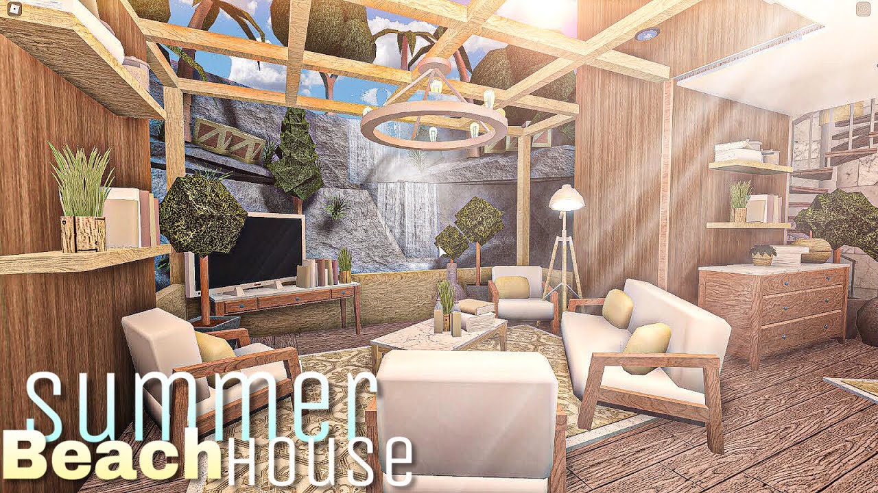 Roblox Bloxburg Summer Beach House Build You Roblox Bloxburg Summer Beach House Build You