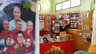 Uniknya Stand Pameran Lokakarya Panen Hasil Guru Penggerak A8 Kabupaten Flores Timur