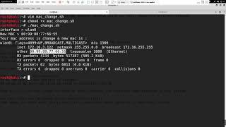 mac changing script by python | bash shell