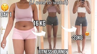 MY 23KG WEIGHT LOSS TRANSFORMATION | MY FITNESS JOURNEY | Motivation, Food & Exercise