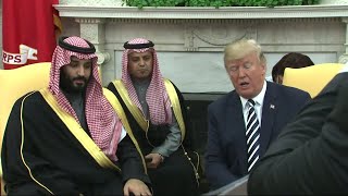 Trump to Saudi Crown Prince: "$3 billion, $533 million, $525 million... That's peanuts for you!"