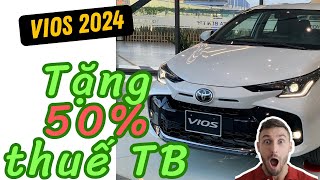 Khuyến mãi Vios 2024, mua xe để kịp đi Tết | 0836763763 | Toyota Bến Tre