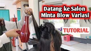 Cara Blow Rambut Variasi