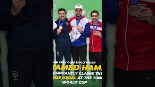 MOHAMED HAMZA GETS BRONZE AT THE TUNIS WORLD CUP 🥉🏆