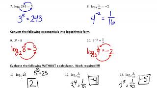Algebra 2: Chapter 6 Review 2017