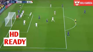 BARCELONA VS OLYMPIACOS ALL MESSI GOAL REVIEW 19/10/17