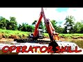 dokumentasi KERJA BEKO keruk besar ALAT BERAT terapung AMPHIBIOUS EXCAVATOR normalisasi sungai besar