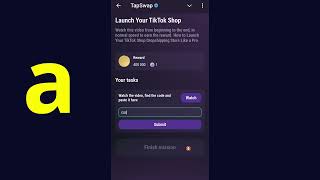 Launch Your TikTok Shop | Tapswap Code