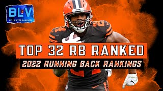 Ranking The Top 32 Running Backs in the NFL 2022