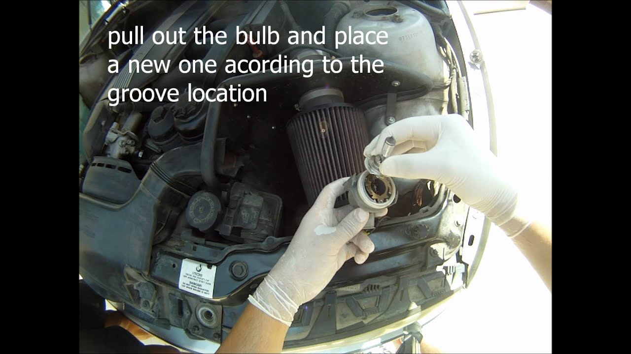 E46 Headlight Bulb Replacement