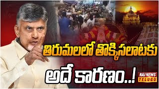 తిరుమలలో తొక్కిసలాటకు అదే కారణం..! - Special Report on Tirumala Tirupati Stampede | Raj News Telugu