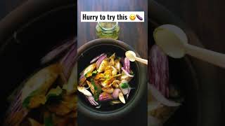 Delicious brinjal curry 👌🍆 | වම්බටු කරිය