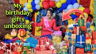 My birthday gifts unboxing 🎂🎁😍 || কি কি পেলাম আমি জন্মদিনে? 🎁😱