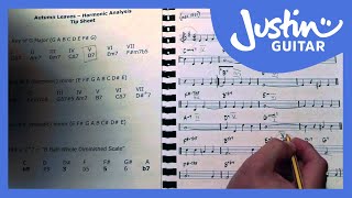Jazz Standard: Autumn Leaves - Harmonic Analysis (Guitar Lesson JA-522)