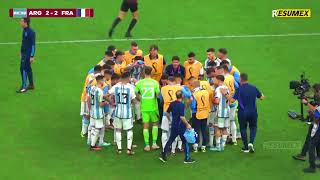 Argentina vs Francia partidos completo