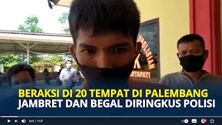 Pelaku Jambret dan Begal Diringkus Polisi Sudah Beraksi di 20 Tempat di Palembang