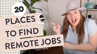 20 Places to find REMOTE Customer Service Jobs Online