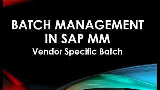 batch management in sap mm | batch management configuration in sap mm | batch management in sap sd