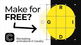 I tried Recreating This "Grid" Animation in Cavalry App