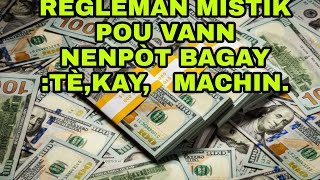 REGLEMAN MISYIK MACHE PRESE POU NENPÒT BAGAY  RAPID NOU VLE VANN RAPID :TÈ,KAY,MACHIN.