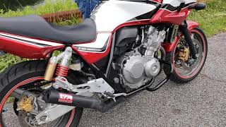 HONDA　CB400　ボルドール　モリワキ　フルエキマフラー　排気音　参考動画