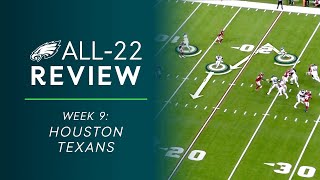 Fran Duffy Breaks Down the Philadelphia Eagles vs Houston Texans Win | All-22 Review