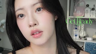 영롱✨글로우 Make up 고급미 한스푼🖤ㅣ겟레디윗미ㅣGRWMㅣ여쿨메이크업ㅣ같이준비해요