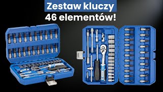 Zestaw kluczy - 46 elementów | Narzędzia BAUHUS