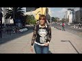 angy newman en el centro de la ciudad de méxico 25 feb. 2015