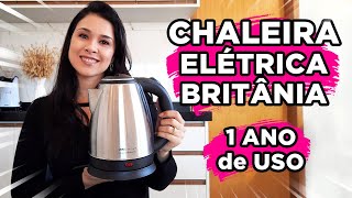 Chaleira Elétrica Britânia 1,8L - Resenha Completa Após 1 ano de uso!