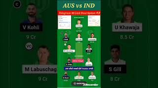 AUS vs IND Dream11 Team|IND vs AUS Dream11 Prediction|#shorts#wtcfinal#wtc#indvsaus#ausvsind#wtc2023