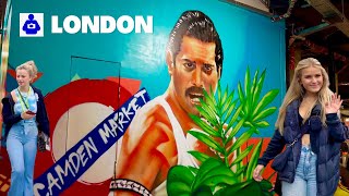 CAMDEN Market London walk 🇬🇧 Camden High Street| Street Food 🍔🥤🍪 London Walking Tour | 4K HDR walk.