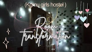 KGMU- GIRLS' HOSTEL ROOM TRANSFORMATION ✨🍀