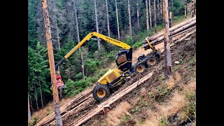 🌲*Highlander in SLOPE* • Konrad Forsttechnik highlander HL20-1 • HarvesterAction • Steilhang🌲