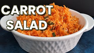 How to make carrot salad | ಕ್ಯಾರೆಟ್ ಕೋಸಂಬರಿ| Healthy salad | How to make kosambari |Kosambari recipe