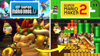 New Super Mario Bros. U SUPER WORLD Recreated in Super Mario Maker 2