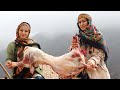 Cooking Whole Lamb on Fireplace in a Peaceful Foggy Village ♧ Rural Life Vlog