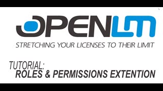 OpenLM Roles & Permissions