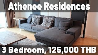 Athenee Residences 3 bedroom 178 sqm 125,000 THB