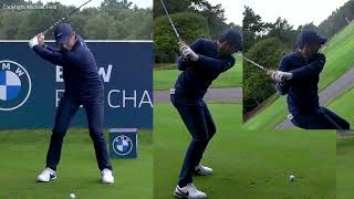 Rory McIlroy's Golf Swing in Slow Motion - Vertical View