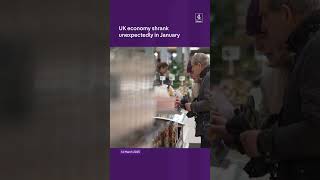 UK economy shrank in January