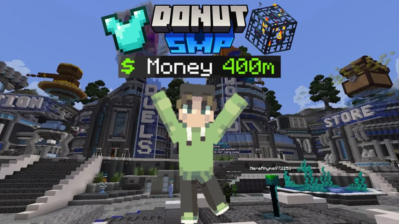 The Actual Best Ways To Earn Money Fast On The Donut Smp Youtube