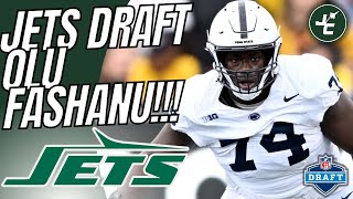 🚨BREAKING: OLU FASHANU DRAFTED BY THE NEW YORK JETS!! | LIVE REACTION | 2024 NFL